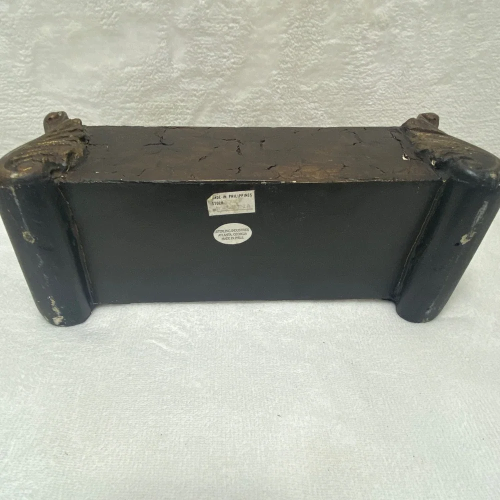 Sterling Industries Philippines Decorative Trinket Box Brown Crackle Finish